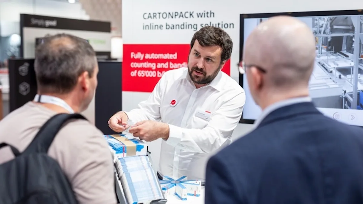 BOBST team during the second day of Drupa 2024