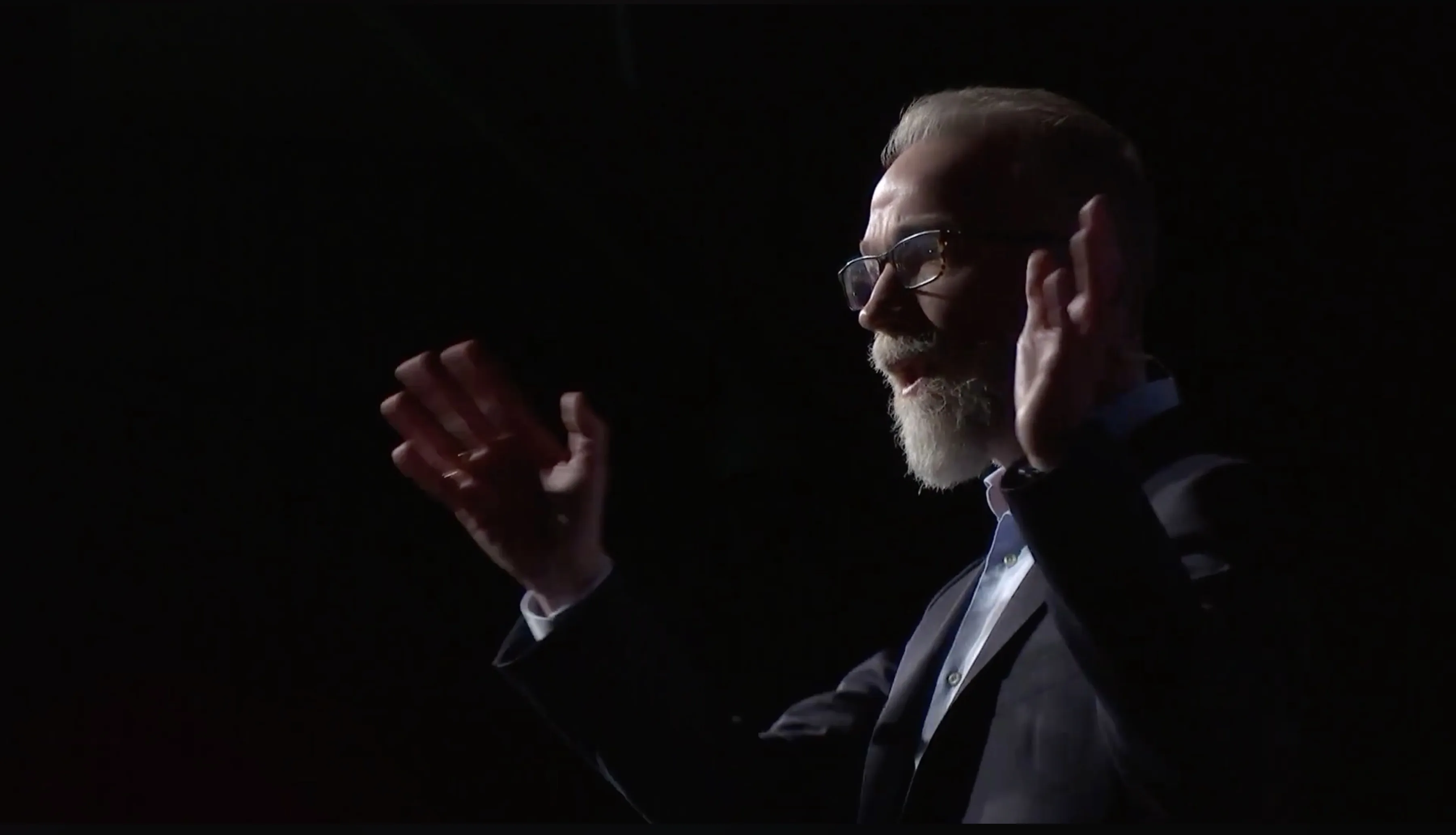TEDxLausanne 2024 speaker on stage