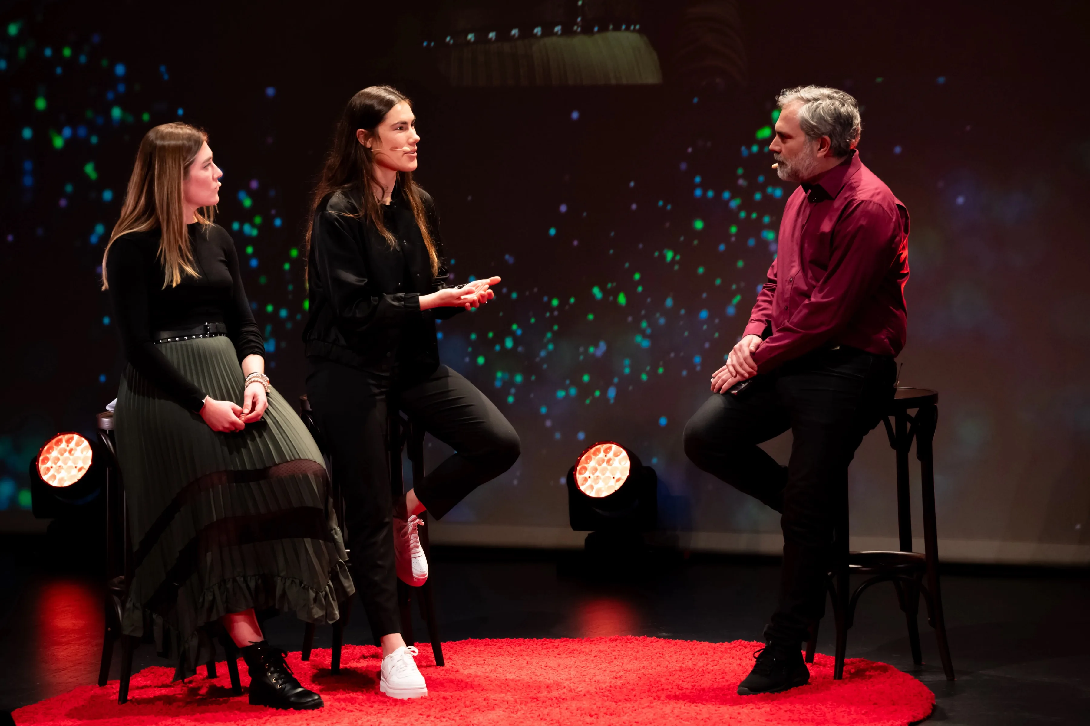 TEDxLausanne 2024 speaker on stage